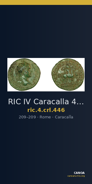 RIC IV Caracalla 446 — CANOA