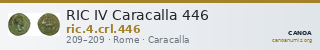 RIC IV Caracalla 446 — CANOA