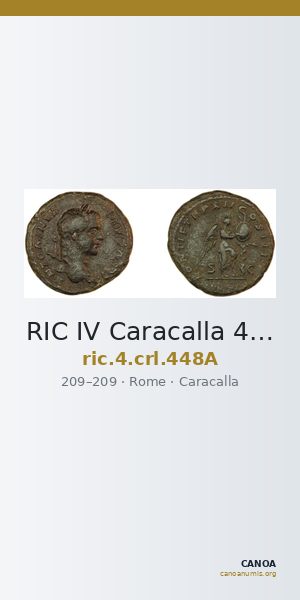RIC IV Caracalla 448A — CANOA