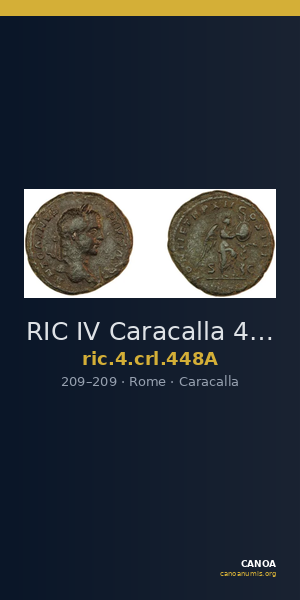 RIC IV Caracalla 448A — CANOA