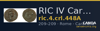 RIC IV Caracalla 448A — CANOA