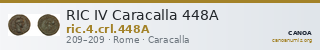 RIC IV Caracalla 448A — CANOA