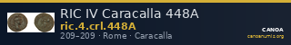 RIC IV Caracalla 448A — CANOA