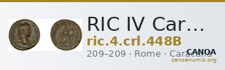 RIC IV Caracalla 448B — CANOA