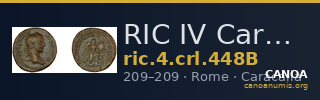 RIC IV Caracalla 448B — CANOA