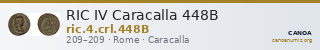 RIC IV Caracalla 448B — CANOA