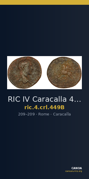 RIC IV Caracalla 449B — CANOA