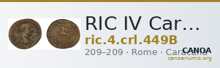 RIC IV Caracalla 449B — CANOA