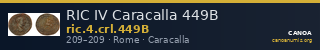 RIC IV Caracalla 449B — CANOA