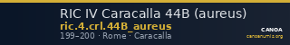 RIC IV Caracalla 44B (aureus) — CANOA