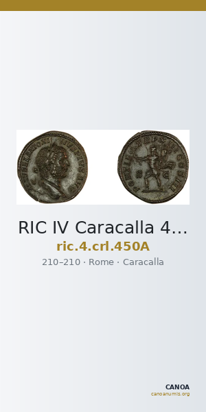 RIC IV Caracalla 450A — CANOA