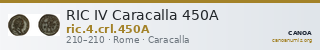 RIC IV Caracalla 450A — CANOA