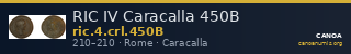 RIC IV Caracalla 450B — CANOA