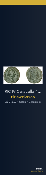 RIC IV Caracalla 452A — CANOA