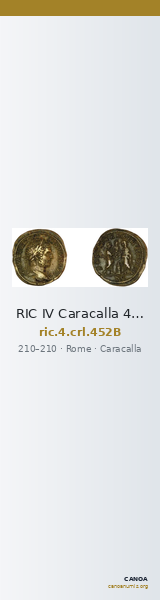 RIC IV Caracalla 452B — CANOA