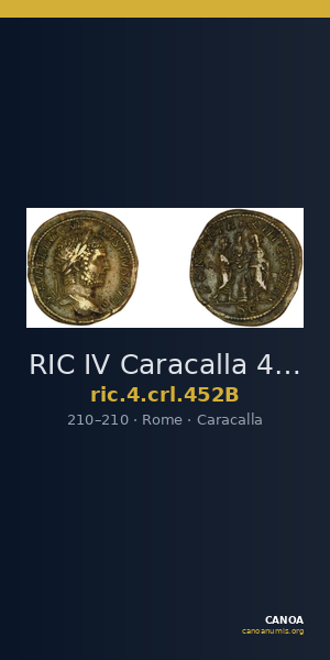 RIC IV Caracalla 452B — CANOA