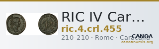 RIC IV Caracalla 455 — CANOA