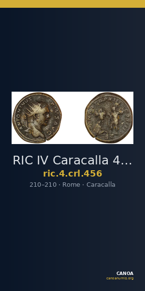 RIC IV Caracalla 456 — CANOA