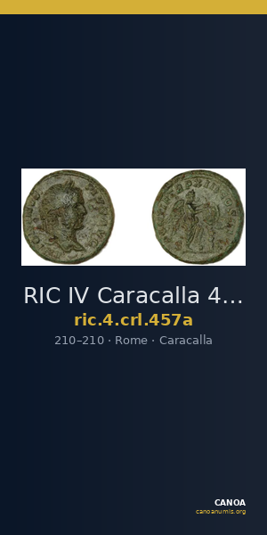 RIC IV Caracalla 457a — CANOA