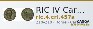 RIC IV Caracalla 457a — CANOA