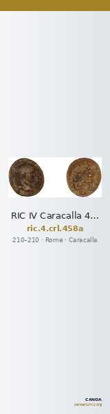 RIC IV Caracalla 458a — CANOA