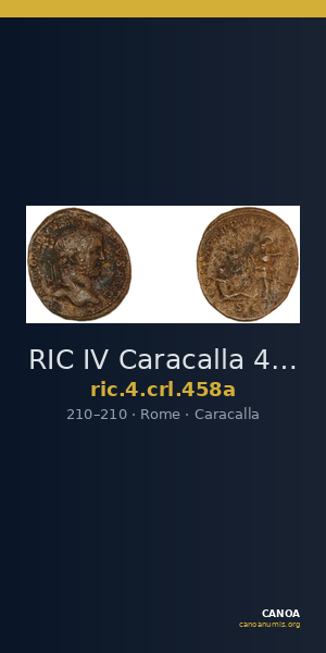 RIC IV Caracalla 458a — CANOA
