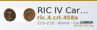 RIC IV Caracalla 458a — CANOA