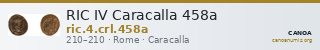 RIC IV Caracalla 458a — CANOA