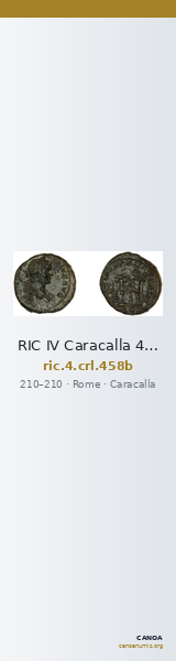 RIC IV Caracalla 458b — CANOA