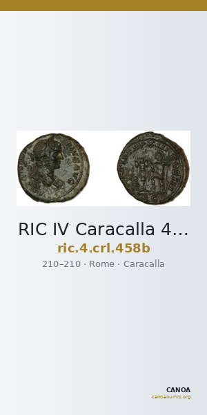 RIC IV Caracalla 458b — CANOA