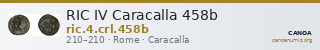 RIC IV Caracalla 458b — CANOA