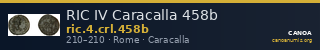 RIC IV Caracalla 458b — CANOA