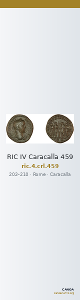 RIC IV Caracalla 459 — CANOA