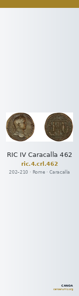 RIC IV Caracalla 462 — CANOA