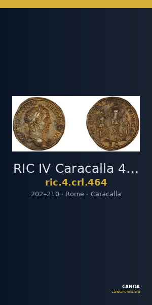 RIC IV Caracalla 464 — CANOA