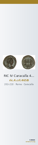 RIC IV Caracalla 465B — CANOA