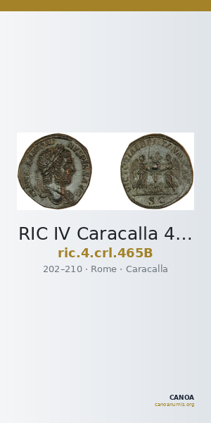 RIC IV Caracalla 465B — CANOA