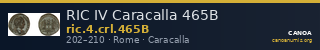 RIC IV Caracalla 465B — CANOA
