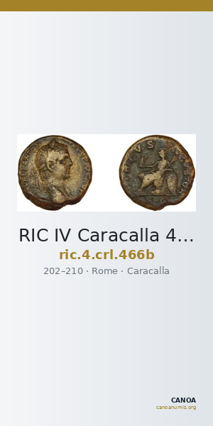 RIC IV Caracalla 466b — CANOA