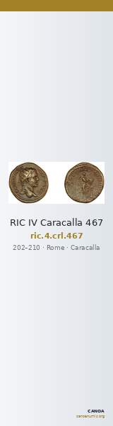 RIC IV Caracalla 467 — CANOA