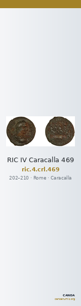 RIC IV Caracalla 469 — CANOA