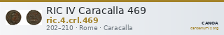 RIC IV Caracalla 469 — CANOA