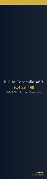 RIC IV Caracalla 46B — CANOA