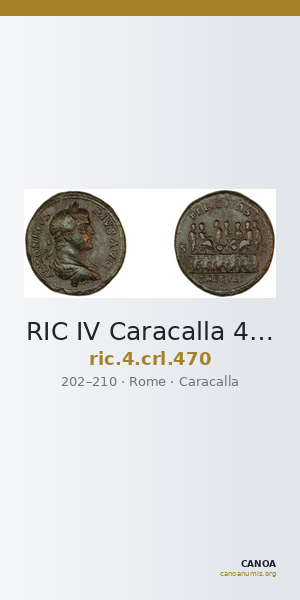 RIC IV Caracalla 470 — CANOA