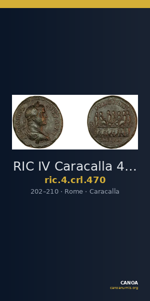 RIC IV Caracalla 470 — CANOA