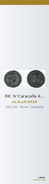 RIC IV Caracalla 472A — CANOA