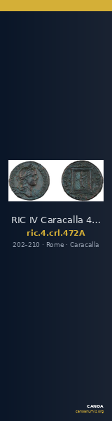 RIC IV Caracalla 472A — CANOA