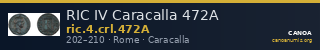 RIC IV Caracalla 472A — CANOA