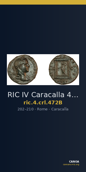 RIC IV Caracalla 472B — CANOA