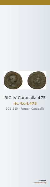 RIC IV Caracalla 475 — CANOA